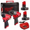 MILWAUKEE WKRĘTARKA + ZAKRĘTARKA UDAROWA 12V 2 x 6,0Ah FPD2 FID2 + WALIZKA